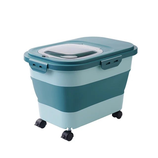13/33LB Collapsible Cat & Dog Food Storage Container