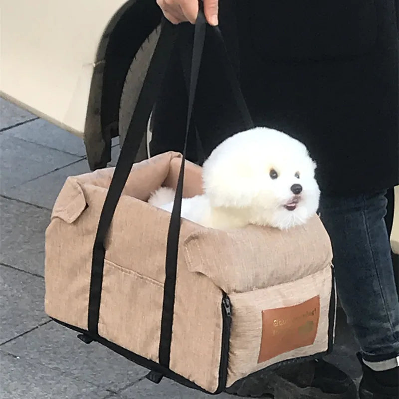 Small Dog Safety Carry / Car Console Bag