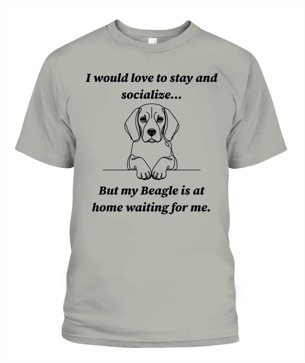 Unisex "Anti-Social" Beagle Shirt - A must for Beagle lovers!