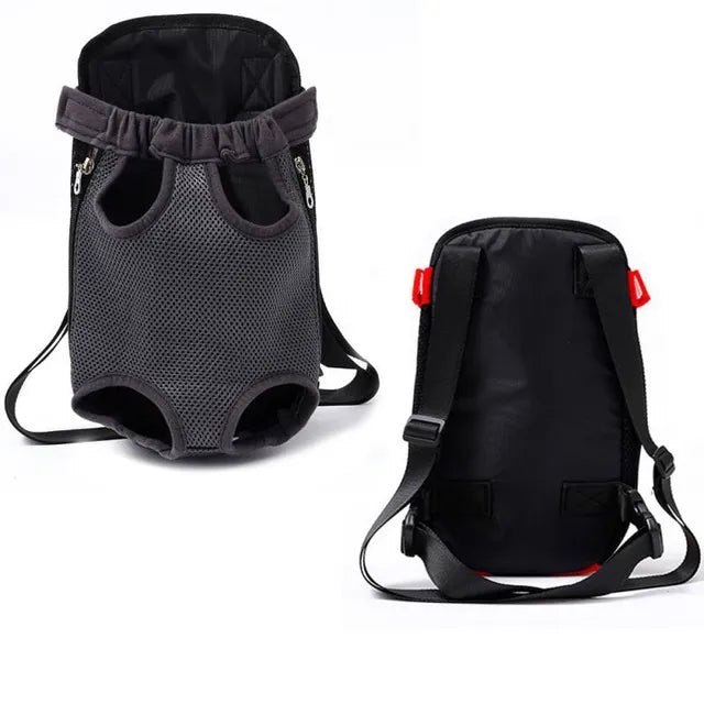 Breathable Mesh Pet Dog Backpack / Carrier Bag