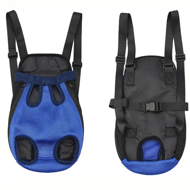 Breathable Mesh Pet Dog Backpack / Carrier Bag