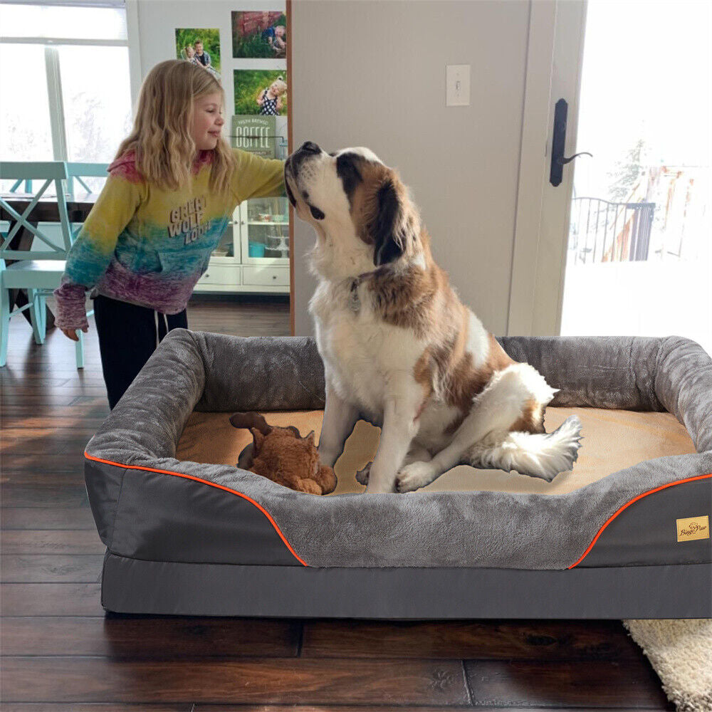 Waterproof Extra Large Orthopedic Dog Bed 