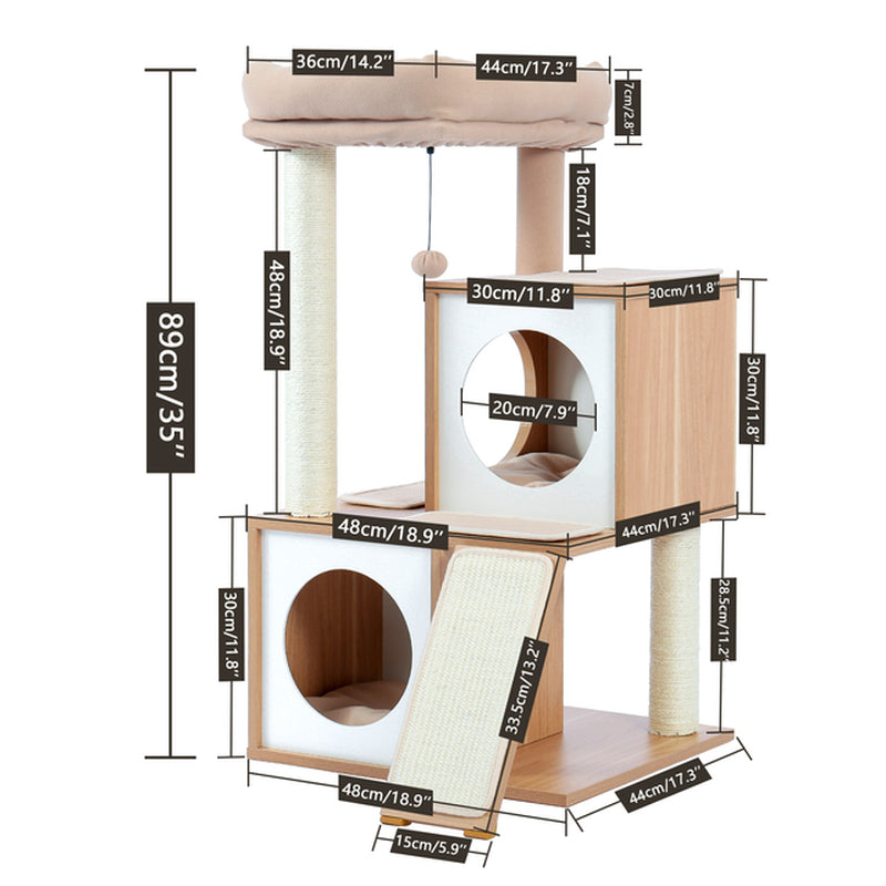 Domestic Delivery Cat Tree Luxury Cat Tower 