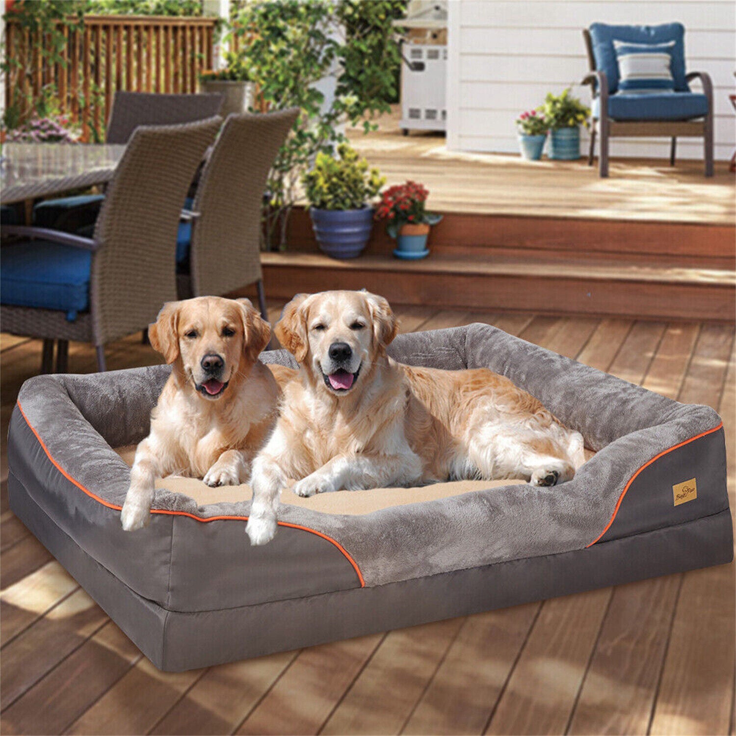 Waterproof Extra Large Orthopedic Dog Bed 