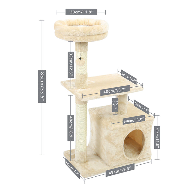 Domestic Delivery Cat Tree Luxury Cat Tower 