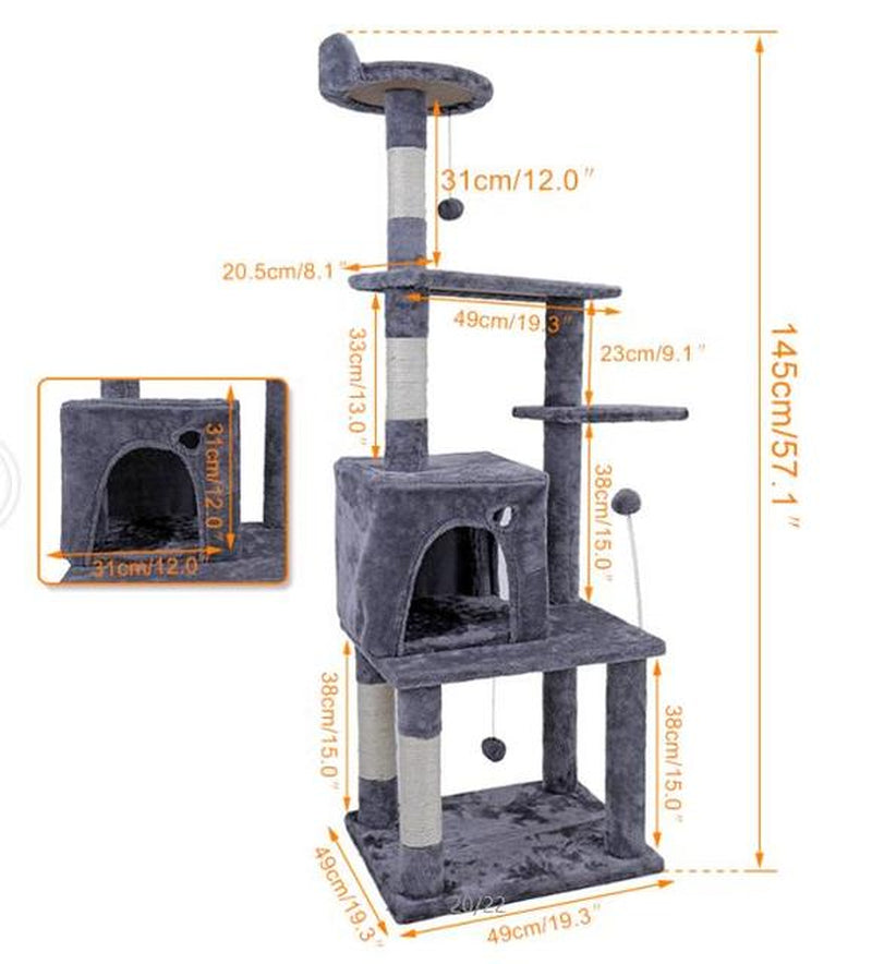 Domestic Delivery Cat Tree Luxury Cat Tower 